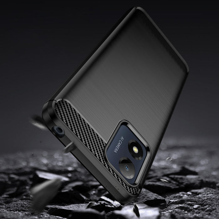 Кейс HQWear Carbon Case за Motorola Moto E13 черен