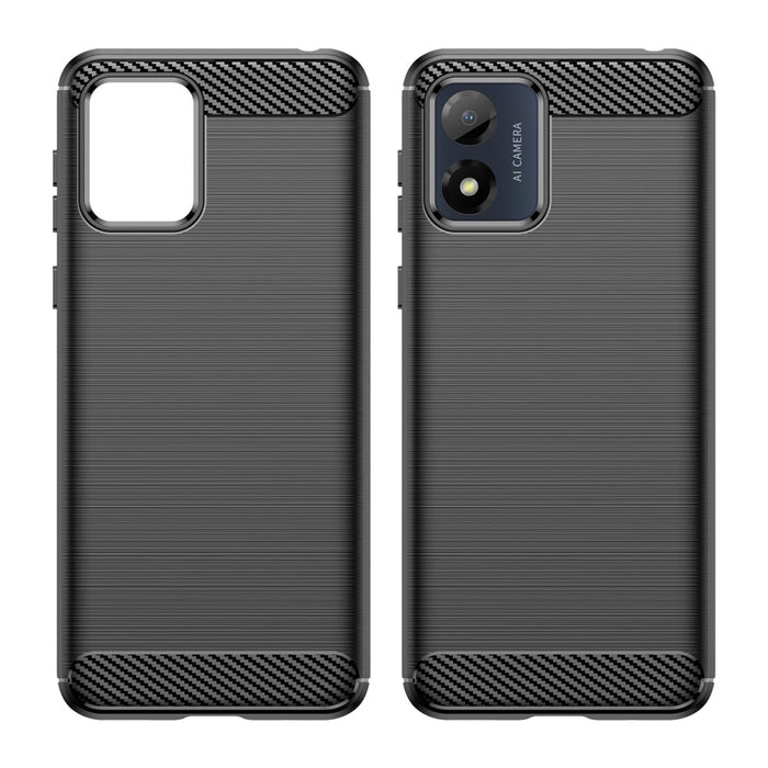 Кейс HQWear Carbon Case за Motorola Moto E13 черен