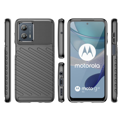 Кейс HQWear Thunder Case за Motorola Moto G53 черен