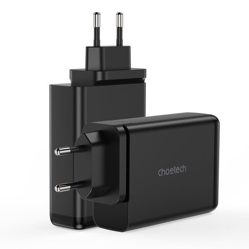 Адаптер Choetech GaN 140W 4 порта (2x USB C 2x