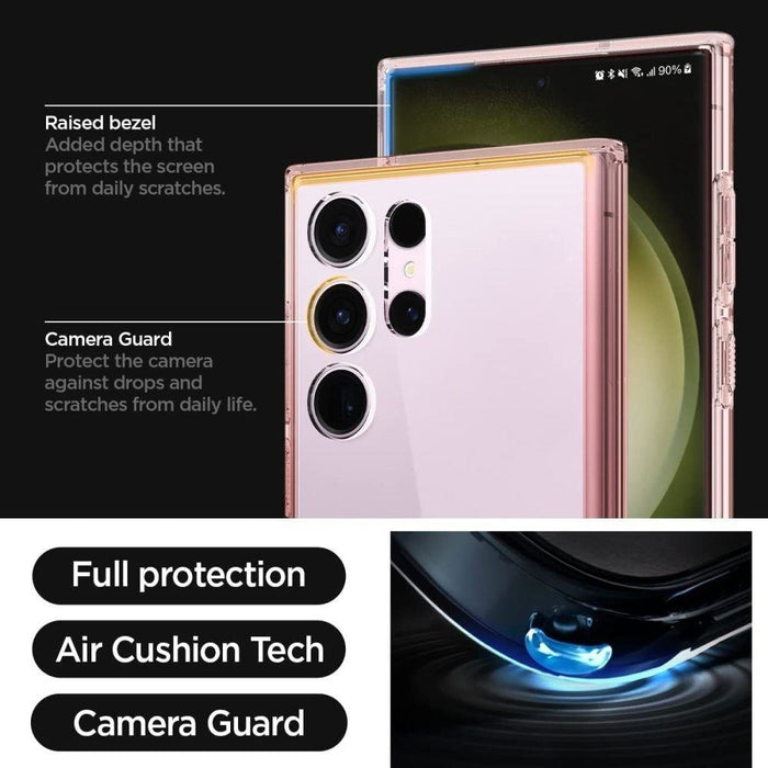Кейс Spigen Ultra Hybrid за Samsung Galaxy S23 розов
