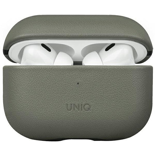 Кейс Uniq Terra за AirPods Pro 2 gen. зелен естествена кожа