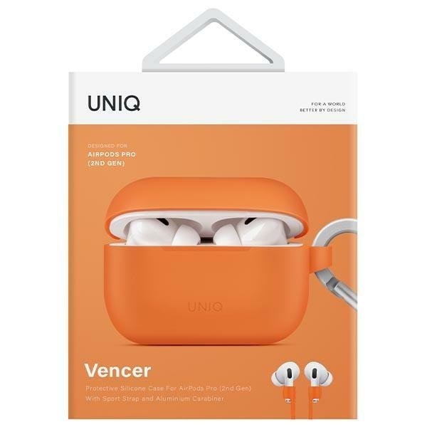 Кейс Uniq Vencer за AirPods Pro 2 gen. силиконов оранжев