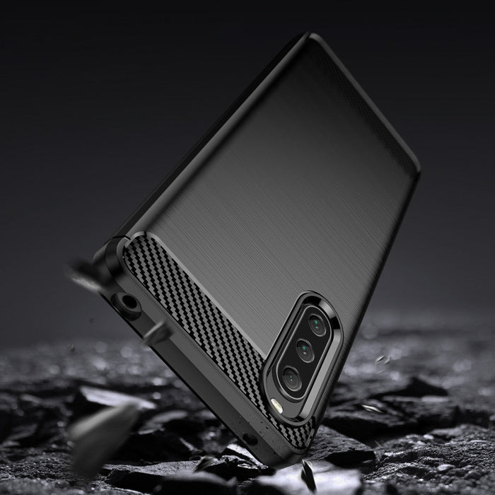 Кейс HQWear Carbon Case за Sony Xperia 10 V черен