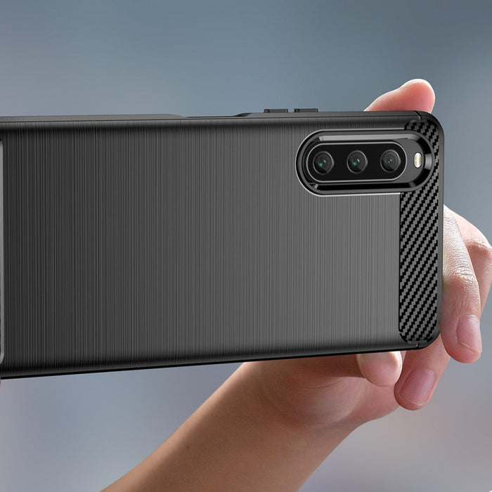 Кейс HQWear Carbon Case за Sony Xperia 10 V черен