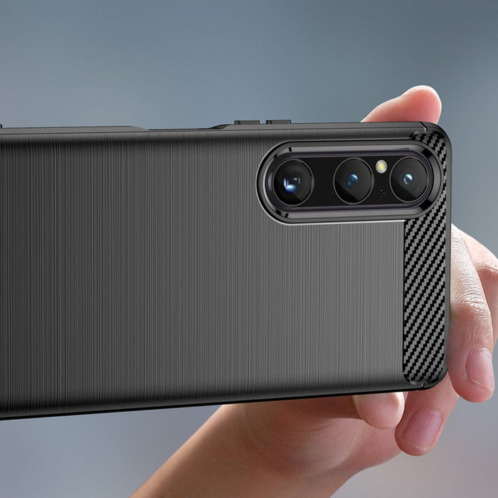 Кейс HQWear Carbon Case за Sony Xperia 1 V черен