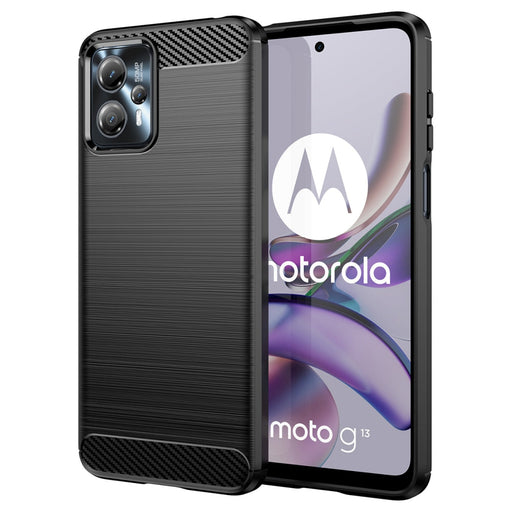 Кейс HQWear Carbon Case за Motorola Moto G53 / G13 черен
