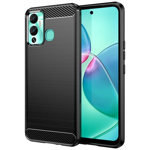 Кейс HQWear Carbon Case за Infinix Hot 12 Play NFC / черен