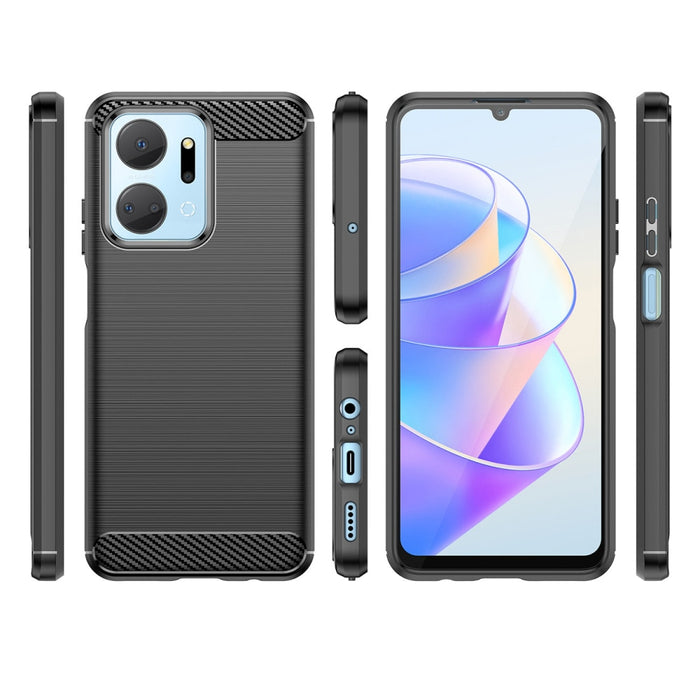 Кейс HQWear Carbon Case за Honor Play 40 Plus / X7a черен