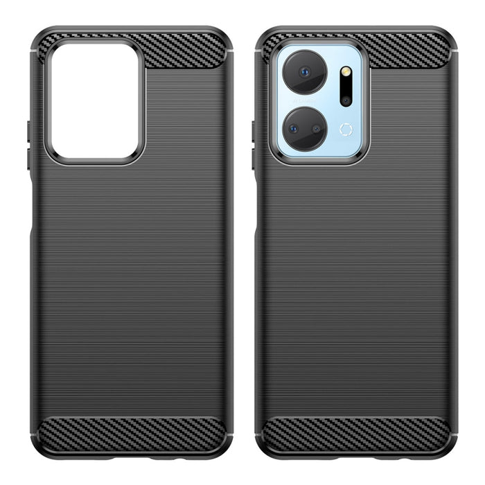 Кейс HQWear Carbon Case за Honor Play 40 Plus / X7a черен