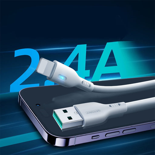 Кабел Joyroom S - UL012A13 USB към Lightning 2.4A 1.2m бял
