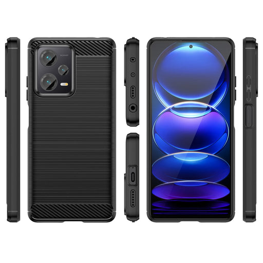 Кейс HQWear Carbon Case за Xiaomi Redmi Note 12 Pro + черен