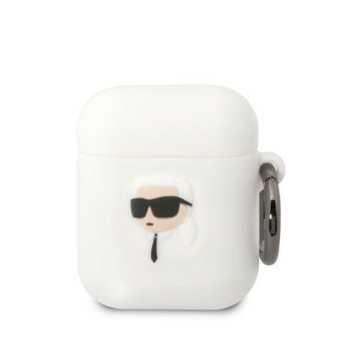 Кейс Karl Lagerfeld KLA2RUNIKH AirPods 1/2 бял