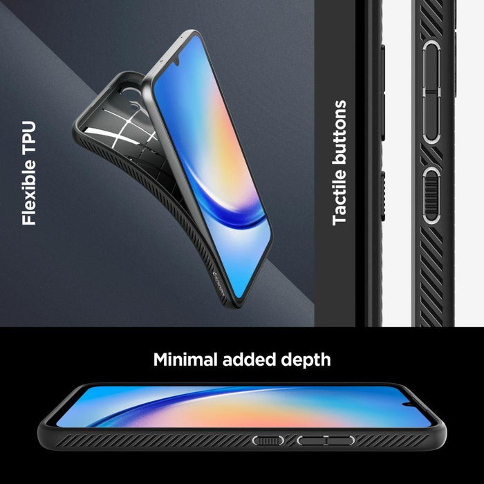 Кейс Spigen Liquid Air за Samsung Galaxy A34 5G матово черен