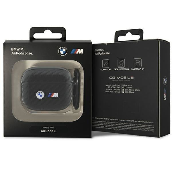 Кейс BMW BMA3WMPUCA2 за AirPods 3 черен / Carbon