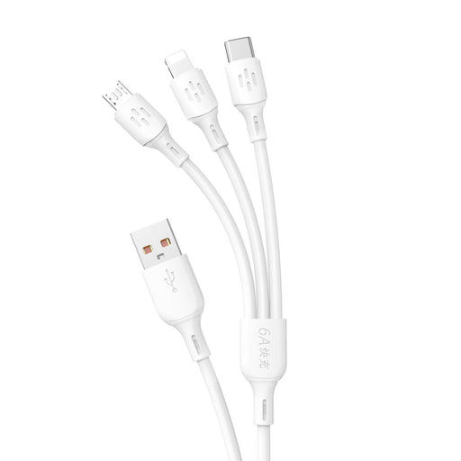 3в1 кабел Dudao USB към USB - C / micro Lightning
