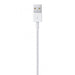 Кабел Apple USB - A към Lightning 2m бял (MD819)