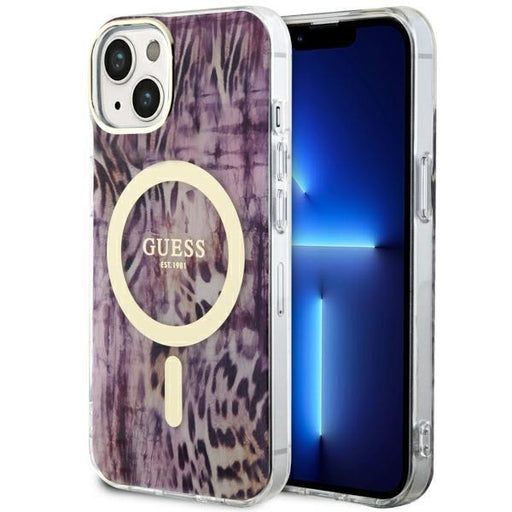 Кейс Guess GUHMP14SHLEOPWP за iPhone 14 6.1’