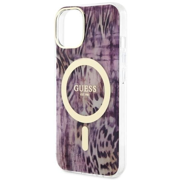 Кейс Guess GUHMP14SHLEOPWP за iPhone 14 6.1’