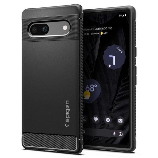 Кейс Spigen Rugged Armor за Google Pixel 7a матово черен