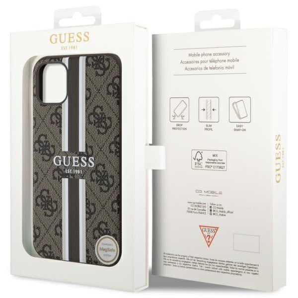 Кейс Guess GUHMN61P4RPSW за iPhone 11 / Xr кафяв