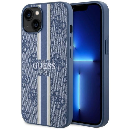 Кейс Guess GUHMP14SP4RPSB за iPhone 14 6.1’ син