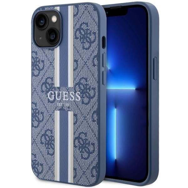 Кейс Guess GUHMP14SP4RPSB за iPhone 14 6.1’ син
