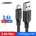 UGREEN micro USB кабел QC 3.0 2.4A 1.5m (бял)