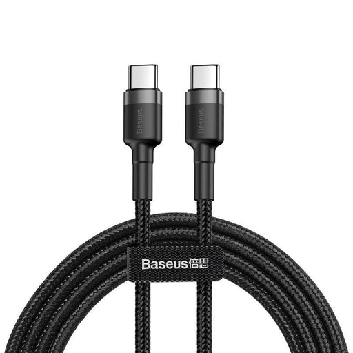 Кабел Baseus Cafule USB - C PD 2.0 QC 3.0 60W 1m сребрист