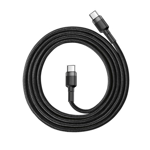 Кабел Baseus Cafule USB - C PD 2.0 QC 3.0 60W 1m сребрист