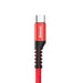 Кабел Baseus Spring - loaded USB към USB - C 1m 2A червен