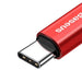 Кабел Baseus Spring - loaded USB към USB - C 1m 2A червен