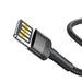 Двустранен USB Lightning кабел Baseus Cafule