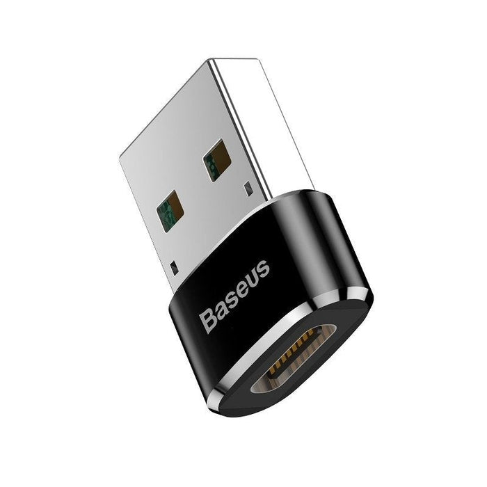 Адаптер Baseus USB - C към USB - A 3A черен