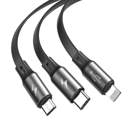 Kабел 3в1 Baseus Rapid USB към Type - C / Lightning