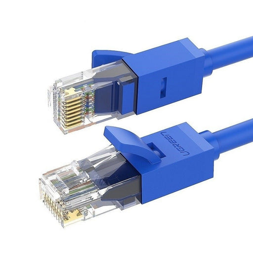 UGREEN Ethernet RJ45 заоблен мрежов кабел Cat.6 UTP 1m (син)
