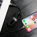 Кабел Baseus Cafule USB Lightning 2.4A 1m златисто - черен