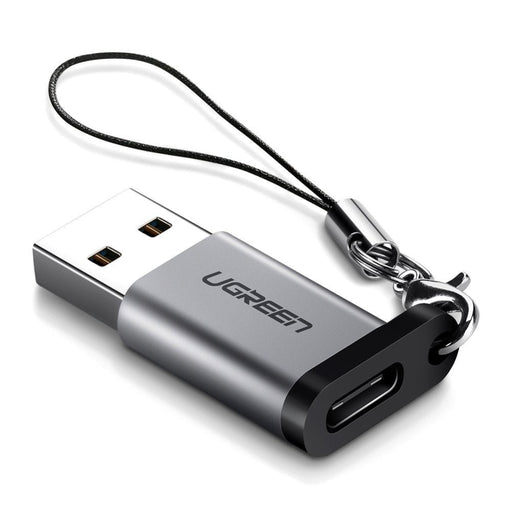 Адаптер UGREEN USB - A 3.0 към USB - C сив