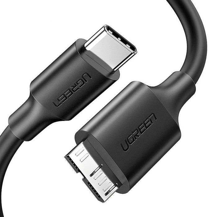 Кабел UGREEN Micro - B USB 3.0 към USB - C 1m черен