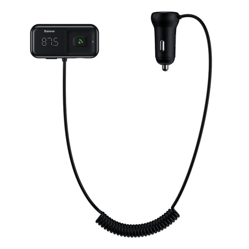 Безжично MP3 зарядно за кола Baseus T typed S - 16 черно