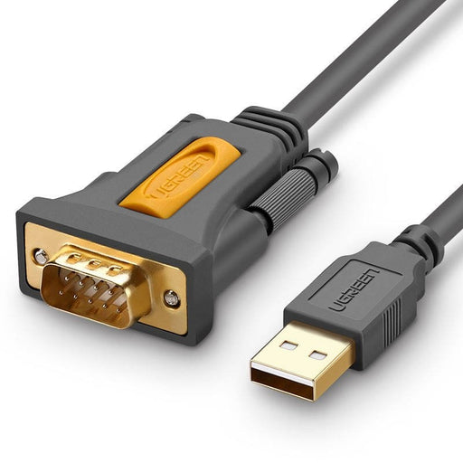 Кабел UGREEN CR104 USB към RS - 232 1.5m черен