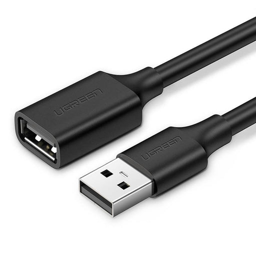 USB 2.0 удължител UGREEN US103 0.5m (черен)