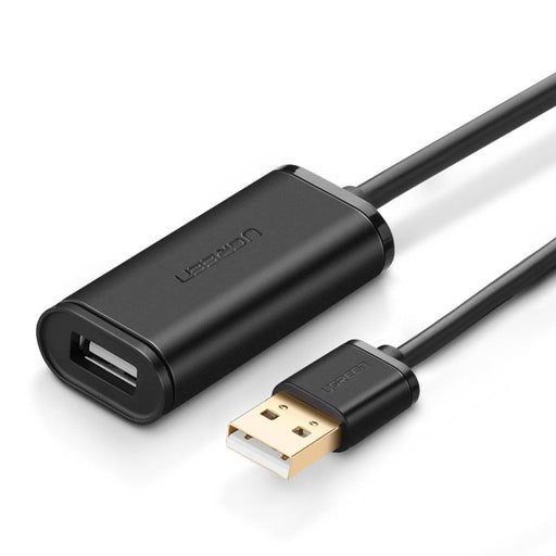 Удължителен кабел UGREEN US121 USB 2.0 активен 20m черен