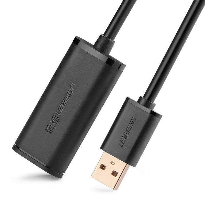 USB 2.0 удължител UGREEN US121 активен 15m (черен)
