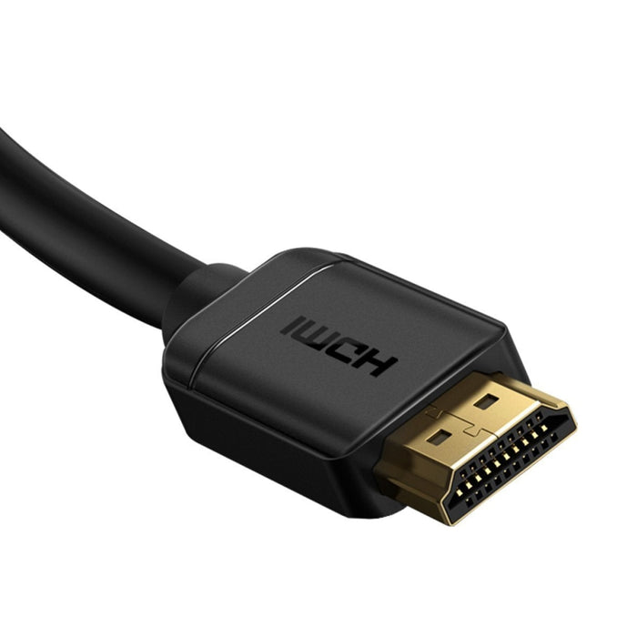 Кабел Baseus 2x HDMI 2.0 4K 30Hz 3D HDR 18Gbps 2m черен