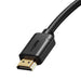 Кабел Baseus 2x HDMI 2.0 4K 30Hz 3D HDR 18Gbps 5m черен