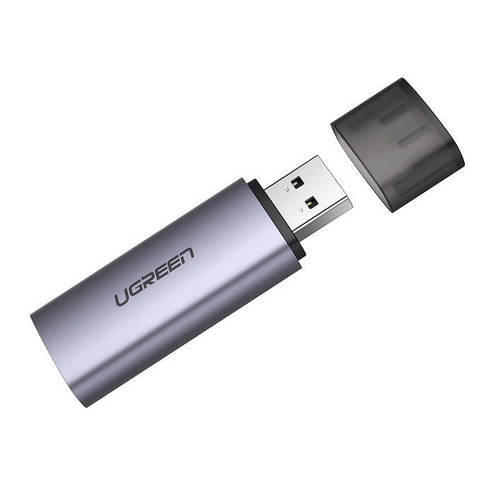 Адаптер Ugreen CM216 SD/TF USB 3.0 сив