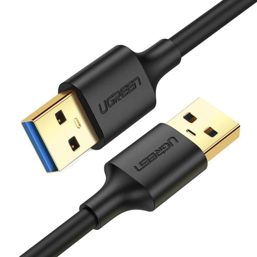 Кабел UGREEN USB 3.0 A - A 0.5m 5V черен