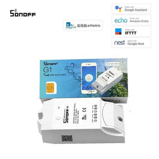 Превключвател с дистанционно управление Sonoff G1 - GPRS/GSM