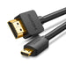 UGREEN HD127 Micro HDMI - кабел 4K 3D 3m (черен)